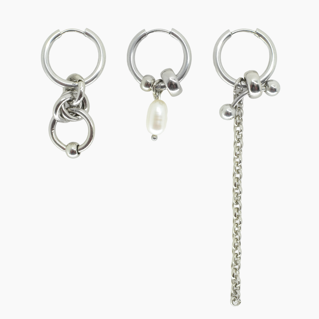 conjunto de brincos e. ingridi